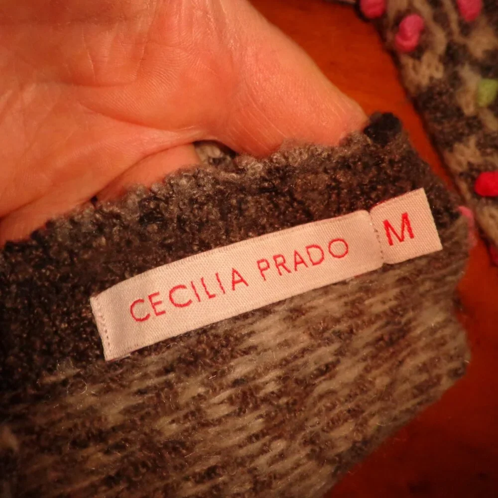 Anthropologie DYANI ARM WARMERS by Cecilia Prado Grey Multi Knit O/S